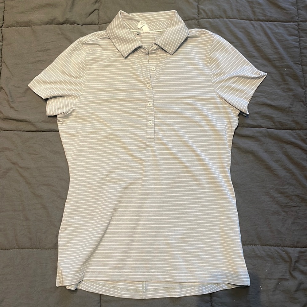 Mens Grey Under Armour Polo